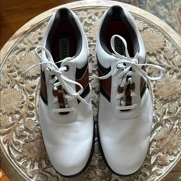 FJ Contour | Shoes | New Fj Contour Mens White And Brown  display picture 1